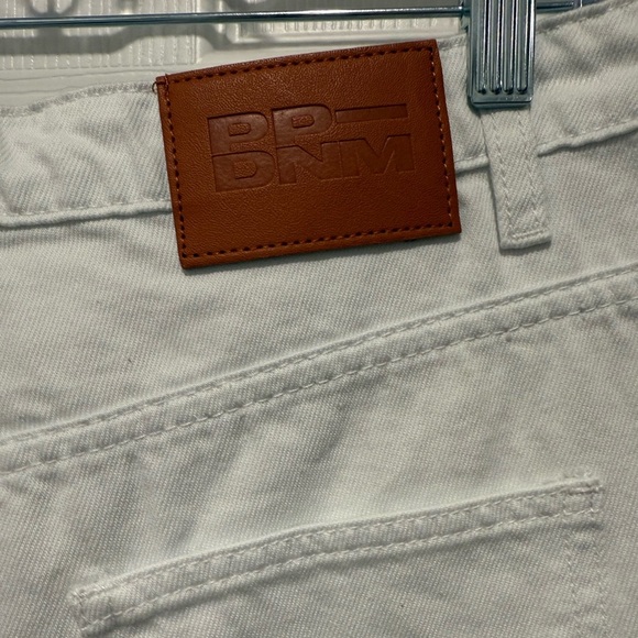 NWT Princess Polly Maggie Denim White High Rise Shorts Size 8. - Picture 5 of 9